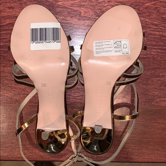 LEA FOSCATI MANAS Bedazzled Sandals made in Italy - Picture 5 of 6